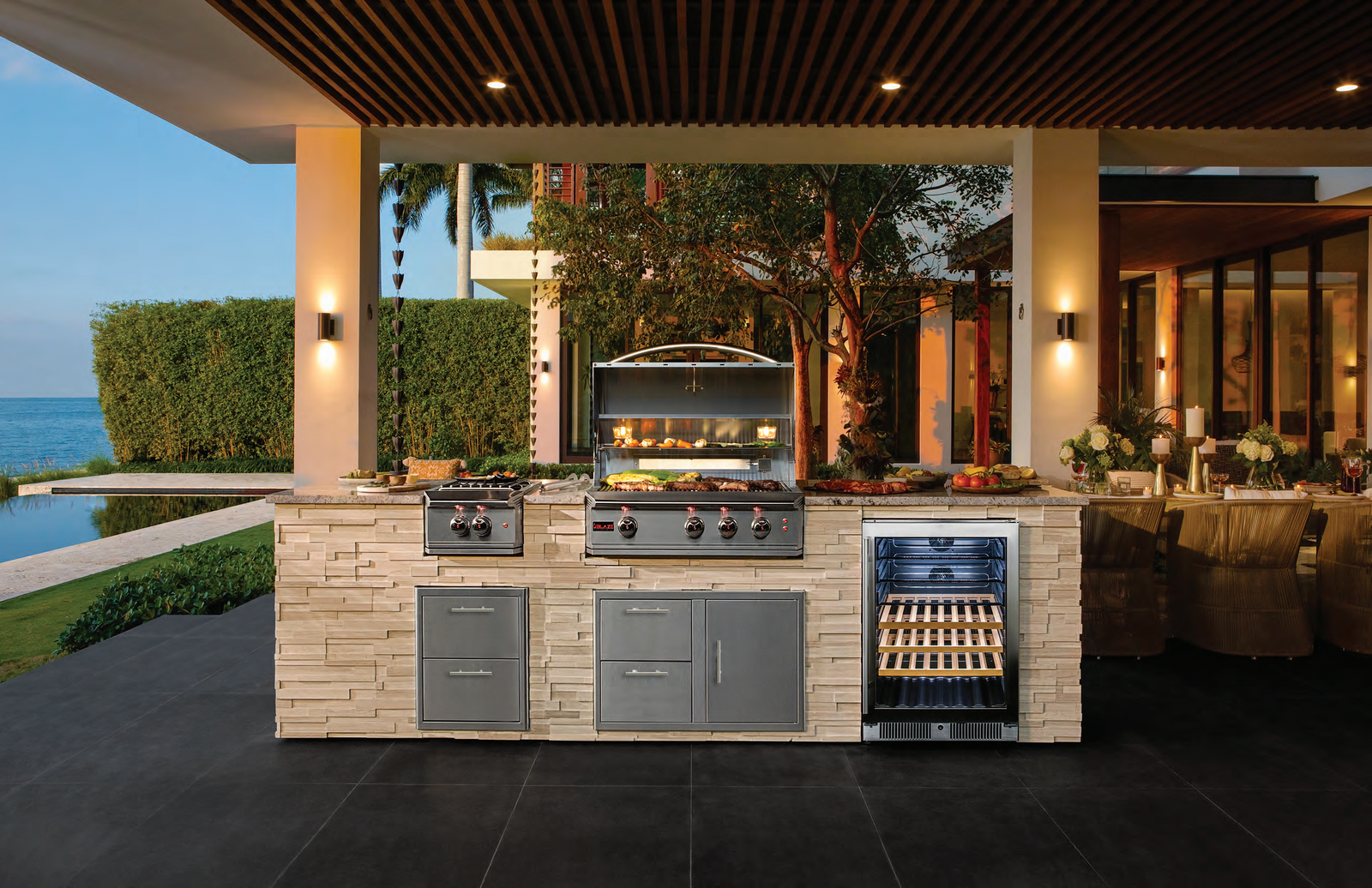 Grill in Outdoor Venue