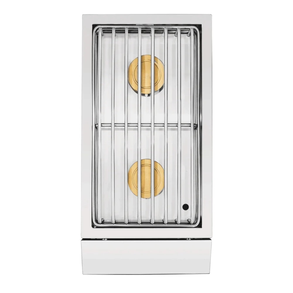 American Made Grills Encore Double Side Burner Above View