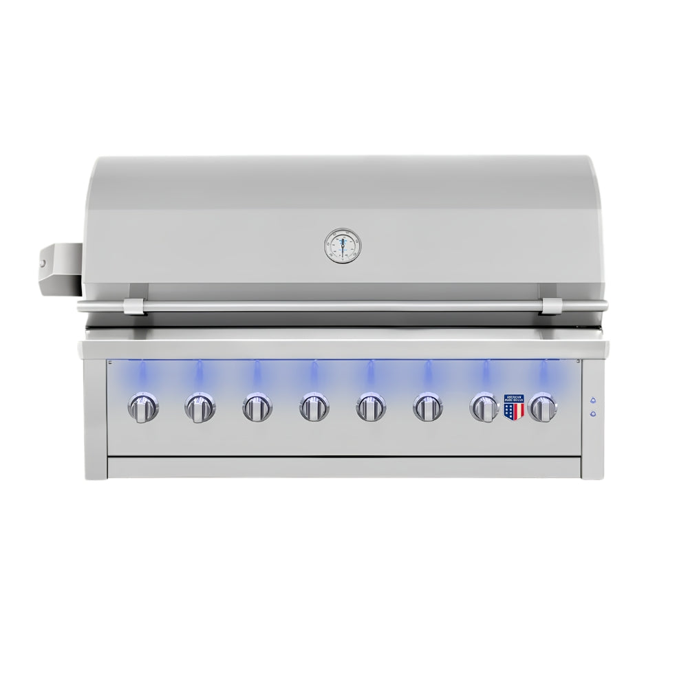 American Made Grills Ovation Hybrid 54-Inch Built-In Multi-Fuel Grill