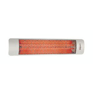 Eurofase 39-Inch Stainless Steel Infrared Electric Heater with mason decor plate