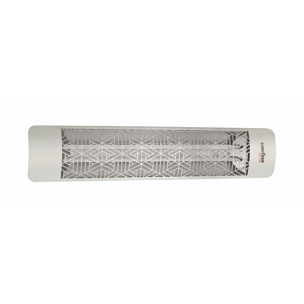 Eurofase 39-Inch Stainless Steel Infrared Electric Heater with mason decor plate