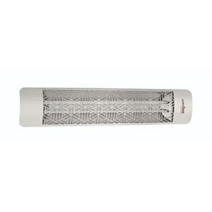 Eurofase 39-Inch Stainless Steel Infrared Electric Heater with mason decor plate