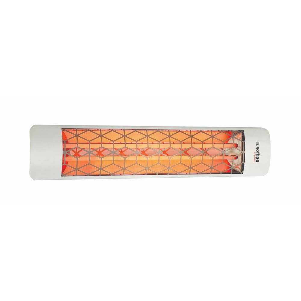 Eurofase 39-Inch Stainless Steel Infrared Electric Heater with stella decor plate