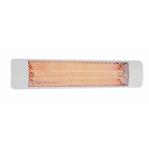 Eurofase 39-Inch White Infrared Electric Heater with mason decor plate