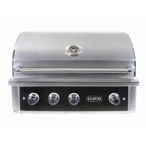 Wildfire Ranch PRO 36-Inch 3-Burner Built-In Gas Grill in Black Stainless Steel