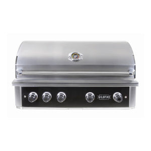 Wildfire Ranch PRO 42-Inch 4-Burner Built-In Gas Grill in Black Stainless Steel