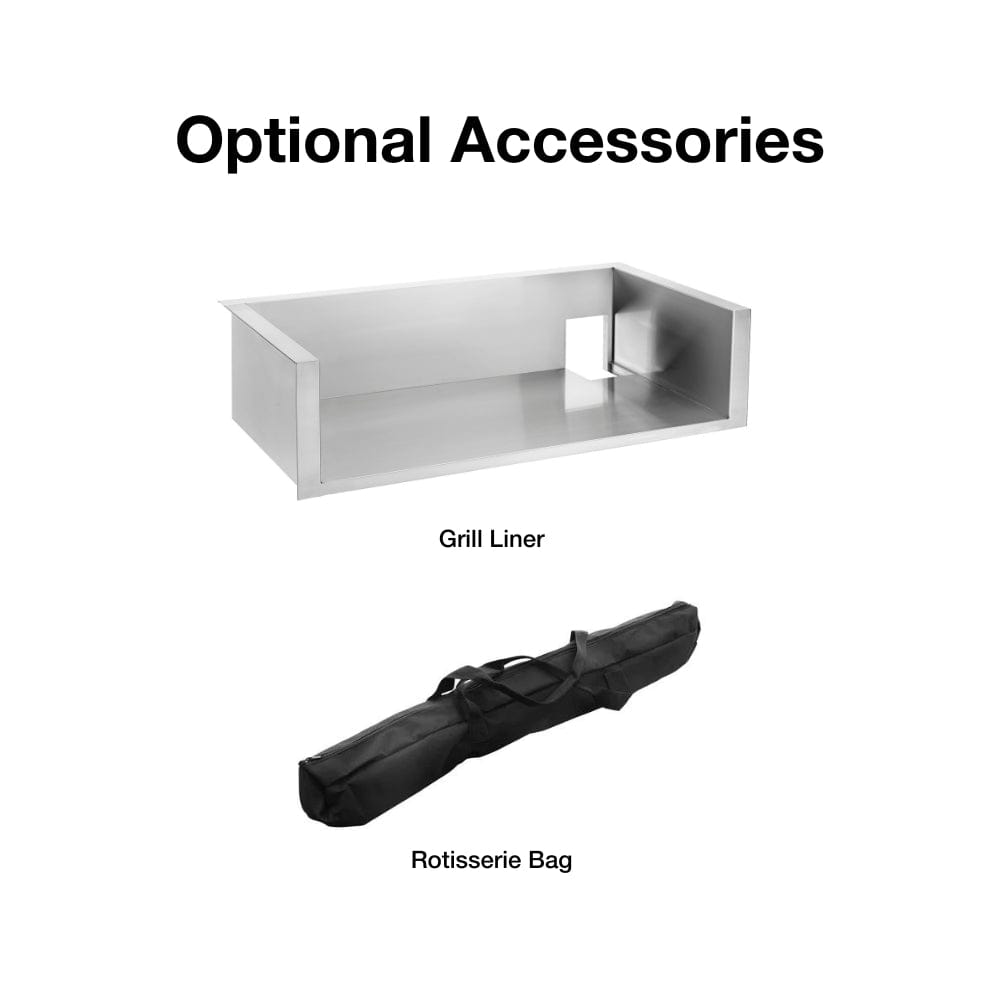 American Made Grills Atlas Gas Grill Accessories - angle view