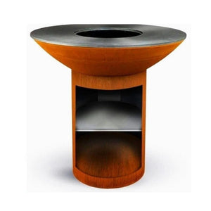 Arteflame Classic 38-Inch Corten Steel Fire Pit with Storage  with no Bundle