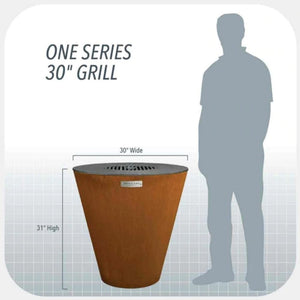 arteflame one series 30" grill dimensions