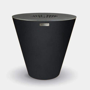 Arteflame One Series 40" Matte Black Fire Pit with Cooktop & Optional Grill Grate