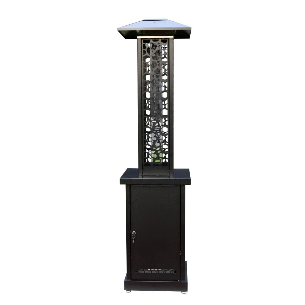 AZ Patio Heaters Hiland Glass Tube Pellet Patio Heater