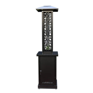 AZ Patio Heaters Hiland Glass Tube Pellet Patio Heater