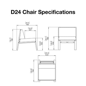 Blinde Design Sit D24 Chair Specs