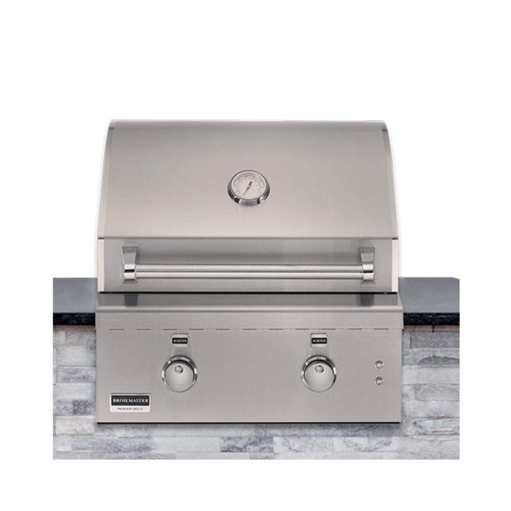 Broilmaster BSG262 26-Inch Built-In Stainless Steel Gas Grill - angle view