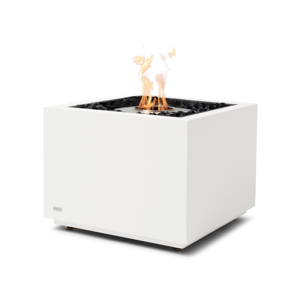 EcoSmart Fire Sidecar 24-Inch Square Fire Pit Table in Bone