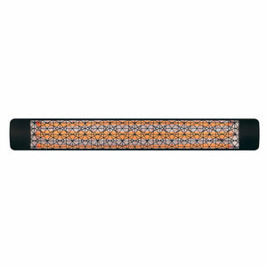 Eurofase 3000W 61-Inch Single Element Electric Heater with Astra Decor Plate in Black
