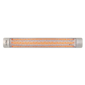 Eurofase 3000W 61-Inch Single Element Electric Heater with Astra Decor Plate in Stainless Steel