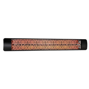 Eurofase 3000W 61-Inch Single Element Electric Heater with Mason Decor Plate in Black