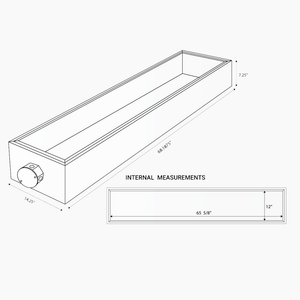 Eurofase Fire-Rated Box Kit for 61-Inch Electric Heater Specs