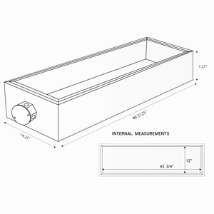 Eurofase Fire-Rated Box Kit for 39-Inch Electric Heater Specs