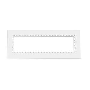 white flush mount kit