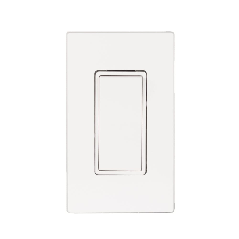 Innova Simple ON/OFF Switch in White - installation view