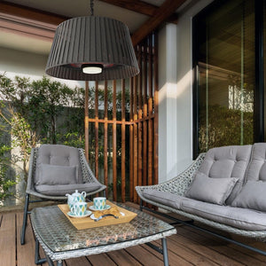 Eurofase Vellura 1500W Ceiling Pendant Electric Patio Heater in Patio