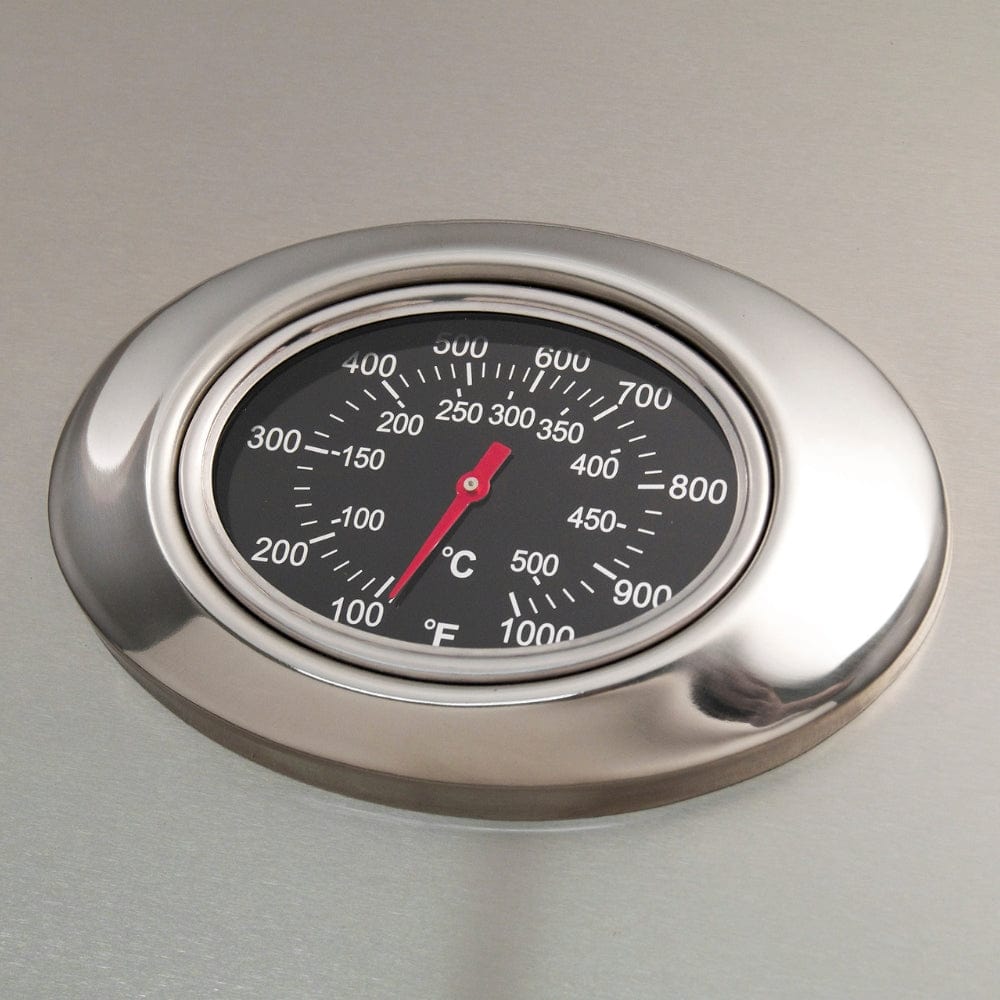 fire magic analog thermometer - angle view