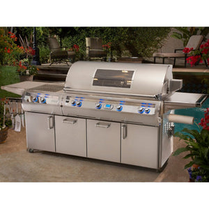 Fire Magic Echelon E1060s 117-Inch Portable Gas Grill by the pool