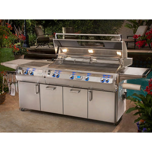 Fire Magic Echelon E1060s 117-Inch Portable Gas Grill with Power Burner at the backyard