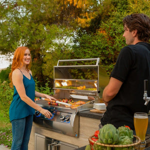 Barbecue parties with the Fire Magic Echelon E660i 34-Inch Built-In Gas Grill