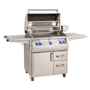 Fire Magic Echelon E660s 63-Inch Portable Gas Grill - hood open
