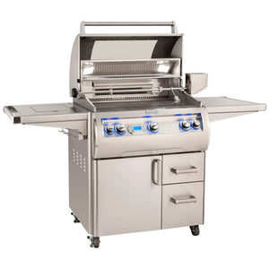 Fire Magic Echelon E660s 73-Inch Portable Gas Grill - hood open