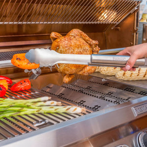 Cooking Rotisserie Chicken on the Fire Magic Echelon E790i 40-Inch Built-In Gas Grill