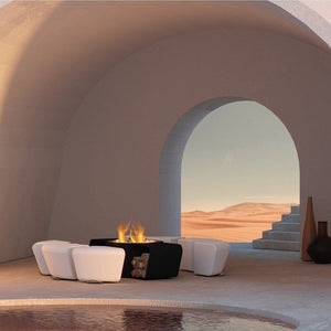 GlammFire Circus Wood Burning Fire Pit Set at Outdoor Space