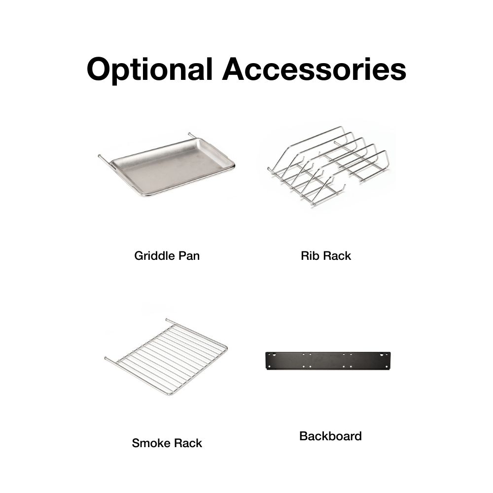 Optional Accessories for Peak Pellet Grill