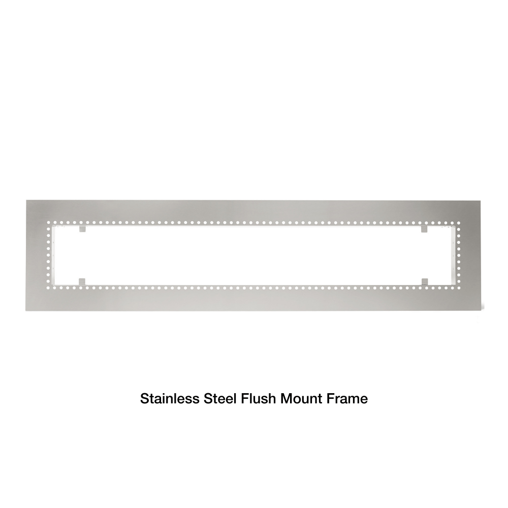 stainless steel flush mount frame