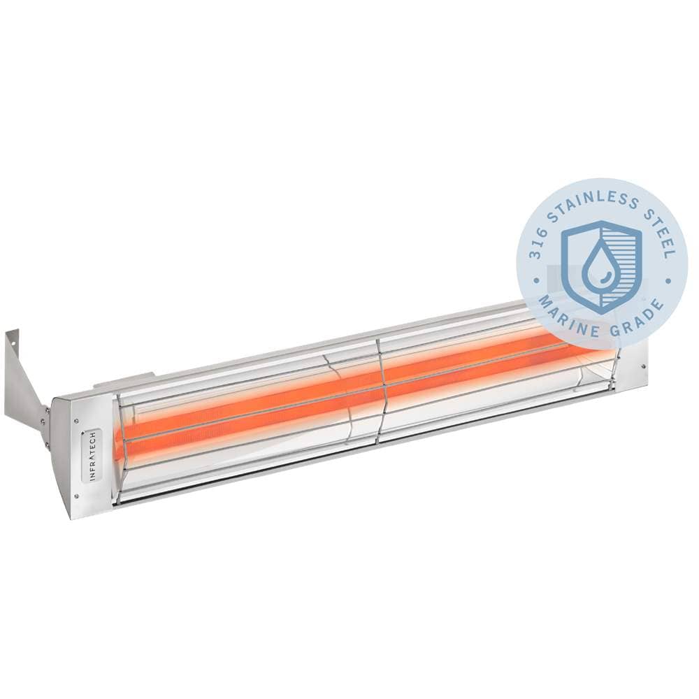 Infratech WD Series 39-Inch Dual Element 4000W Marine Grade Electric Heater