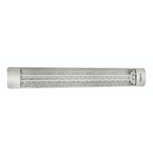 Eurofase 6000W stainless steel Infrared Electric Heater with astra decor plate - angle view
