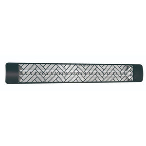 Eurofase 6000W Black Infrared Electric Heater with stella decor plate