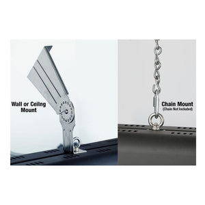 Mounting options of King Electric SmartWave Infrared Radiant Patio Heater