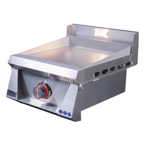 Le Griddle Pro Series 40 16-Inch 1-Burner Built-In Gas Griddle with Lights and Control Valve ON