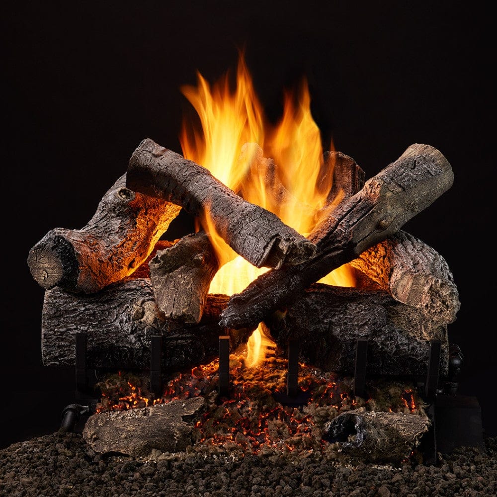 Majestic Grand Series 2-Tier Vented Gas Log Set in Grand Oaks