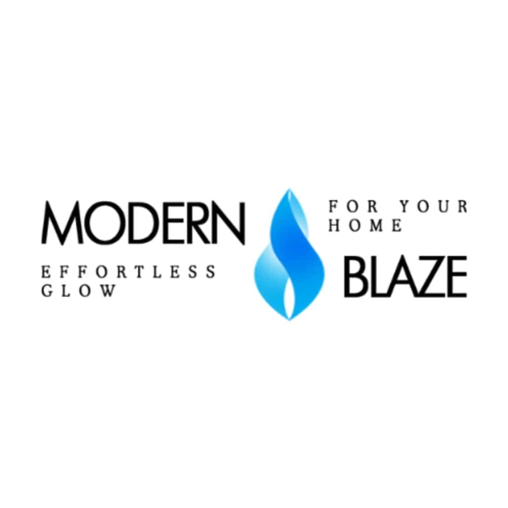 modern blaze round glass wind guard