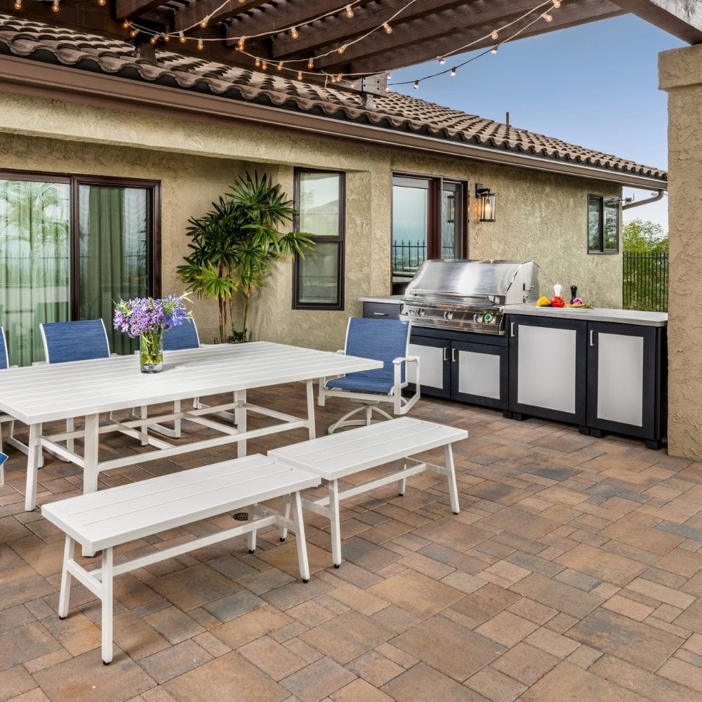 performance grilling systems pacifica s36t built in gas grill on a patio