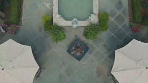 Seasons Fire Pits Quadrilateral Square Steel Fire Pit