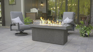 The Outdoor GreatRoom Company Grey Key Largo Gas Fire Pit Table