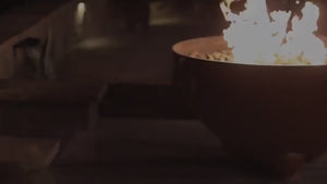 Fire Pit Art Nepal Handcrafted Carbon Steel Fire Pit