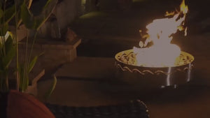 Fire Pit Art Fire Surfer Handcrafted Stainless Steel Gas Fire Pit