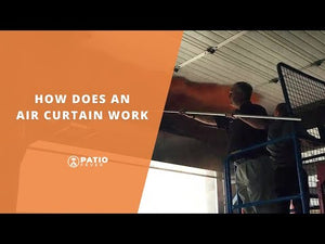 How does an air curtain work